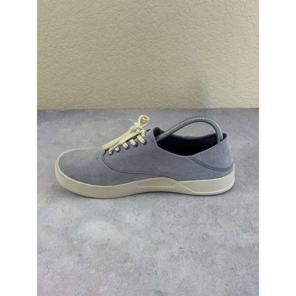 OluKai Tradewind Light Blue Sneakers Shoes Men US 9 Lace Comfort Boat Beach